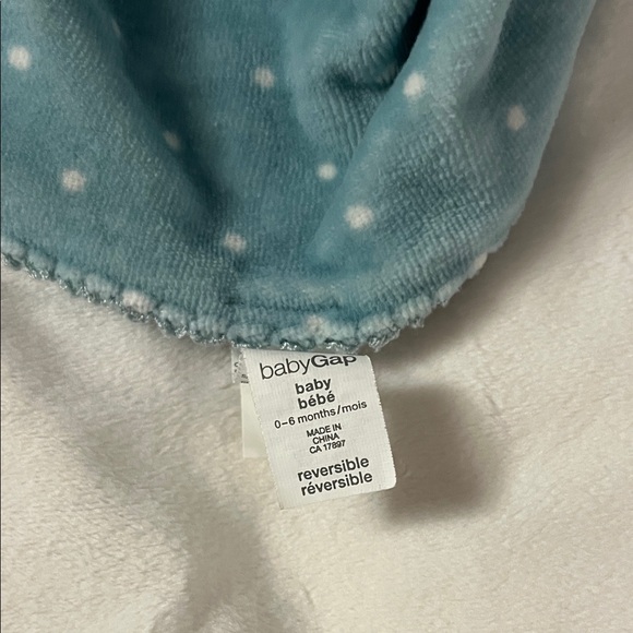GAP Teal Dot Knit Baby Beanie - Picture 2 of 5